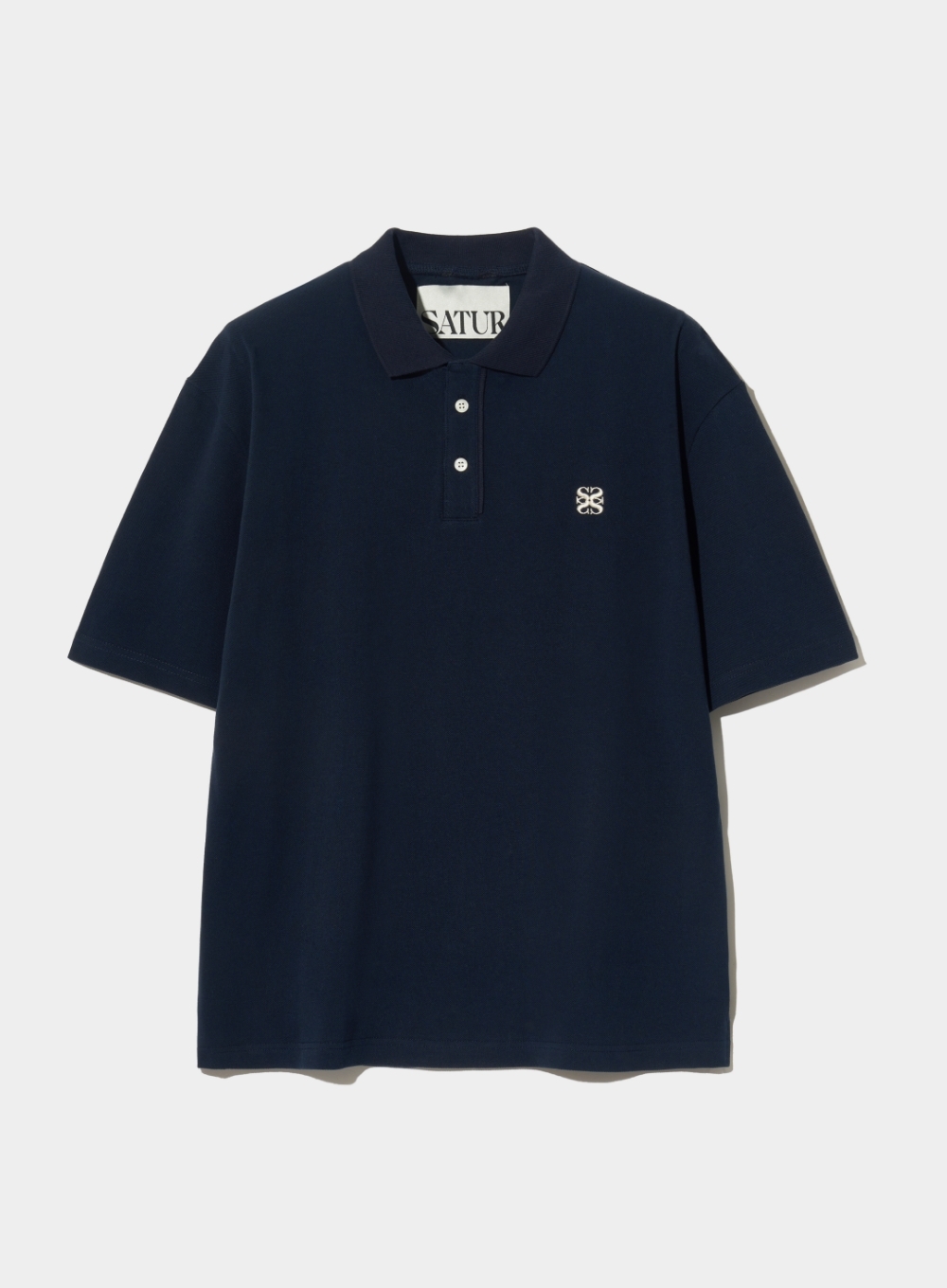 ◆SATUR Basic Pique Polo T-Shirt/7色◆ SATUR] Basic Pique Polo T-Shirt