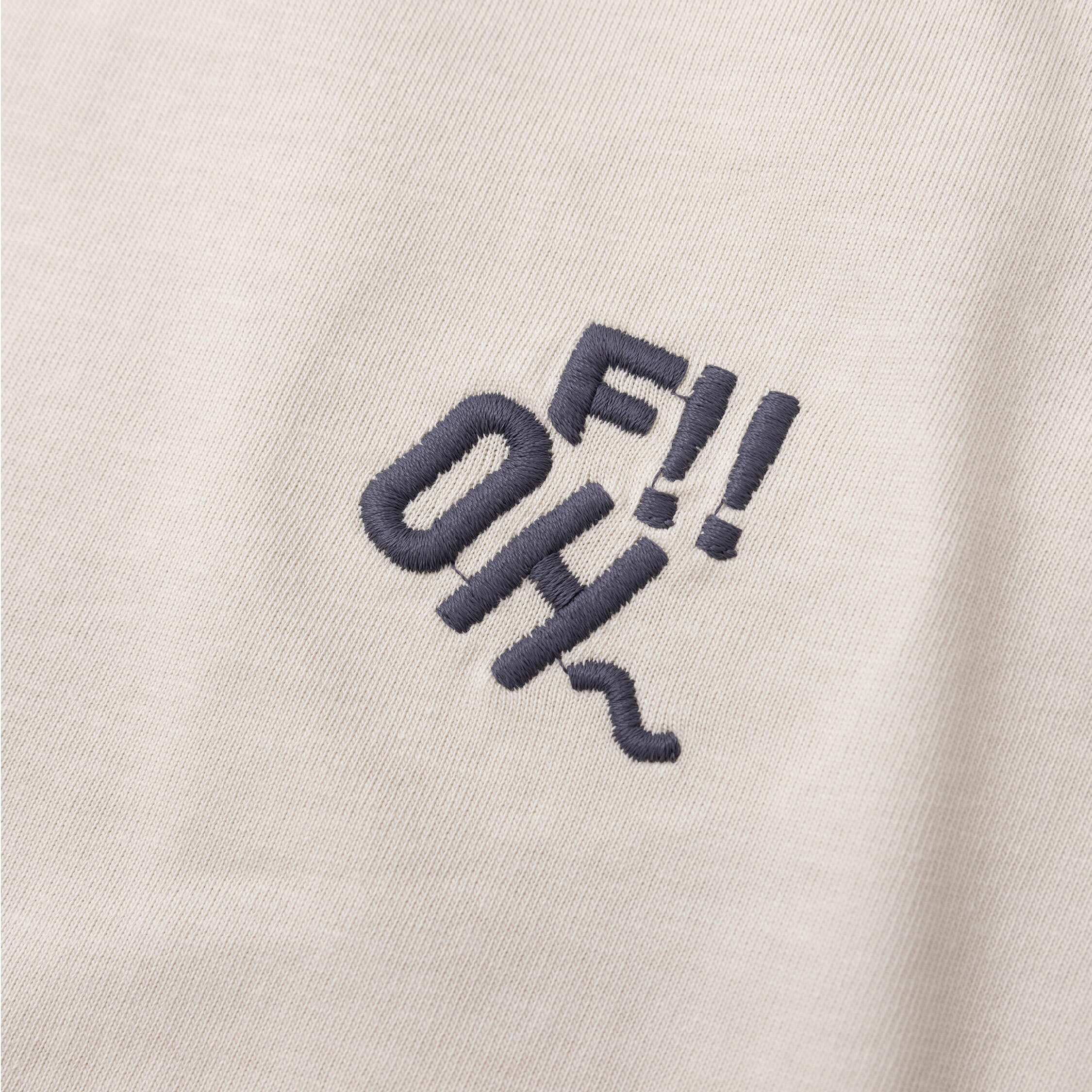 【H50148】OH!刺繡口袋設計圓領上衣/短T