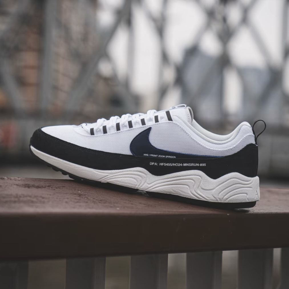 Nike Air Zoom Spiridon x Fragment "Blue Void" 藤原浩 深藍白 聯名 低筒運動休閒鞋