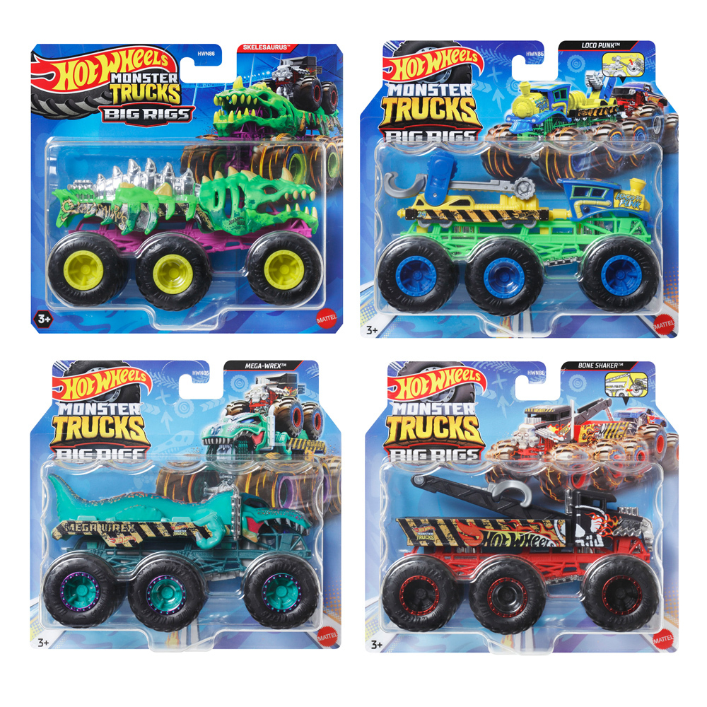 風火輪大腳車-怪獸六腳車系列 原箱4入 (E箱號)