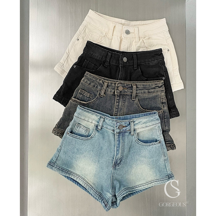 A40 現貨 「瘦瘦高彈高磅短褲（四色）」