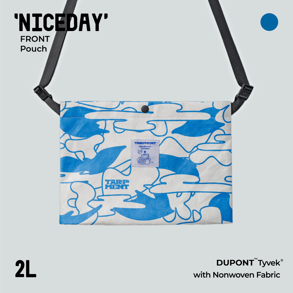 [TARPMENT] NICEDAY FRONT Pouch Camo White 胸前小包
