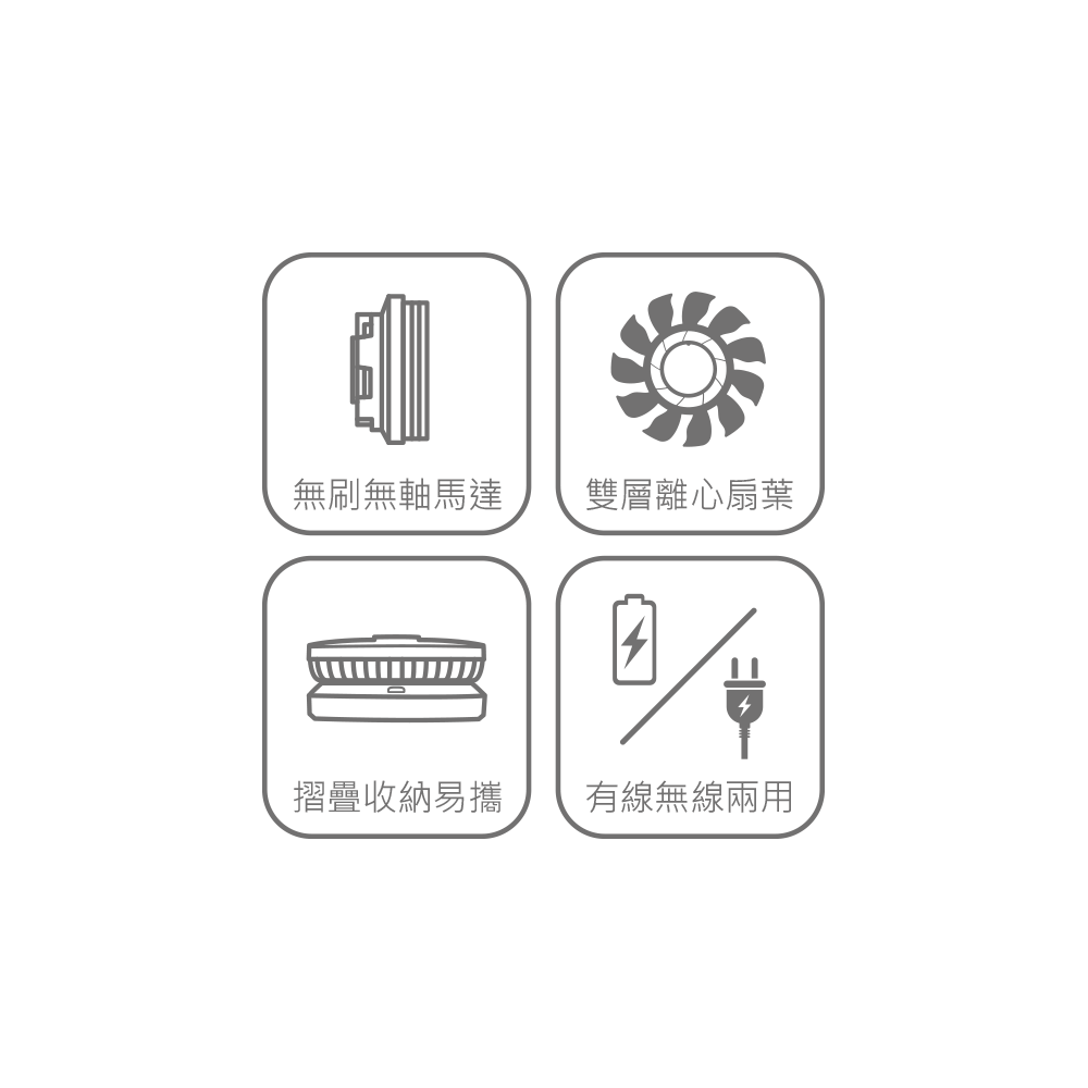 HLE170 12吋充電式收納兩用風扇