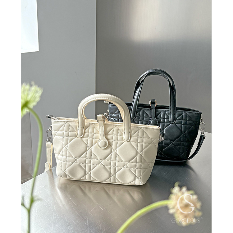 A140現貨「紋格兩用二層皮包包」