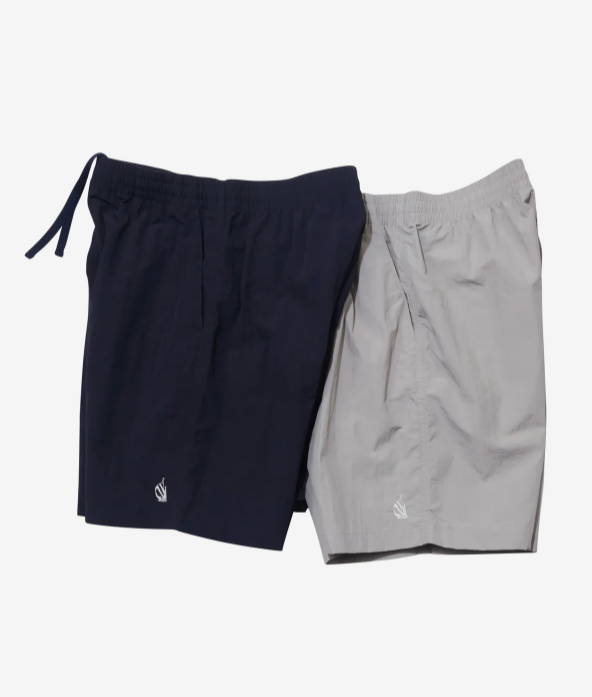 <101件褲子> NAUTICA 刺繡帆船Logo 尼龍防水短褲 一組兩件