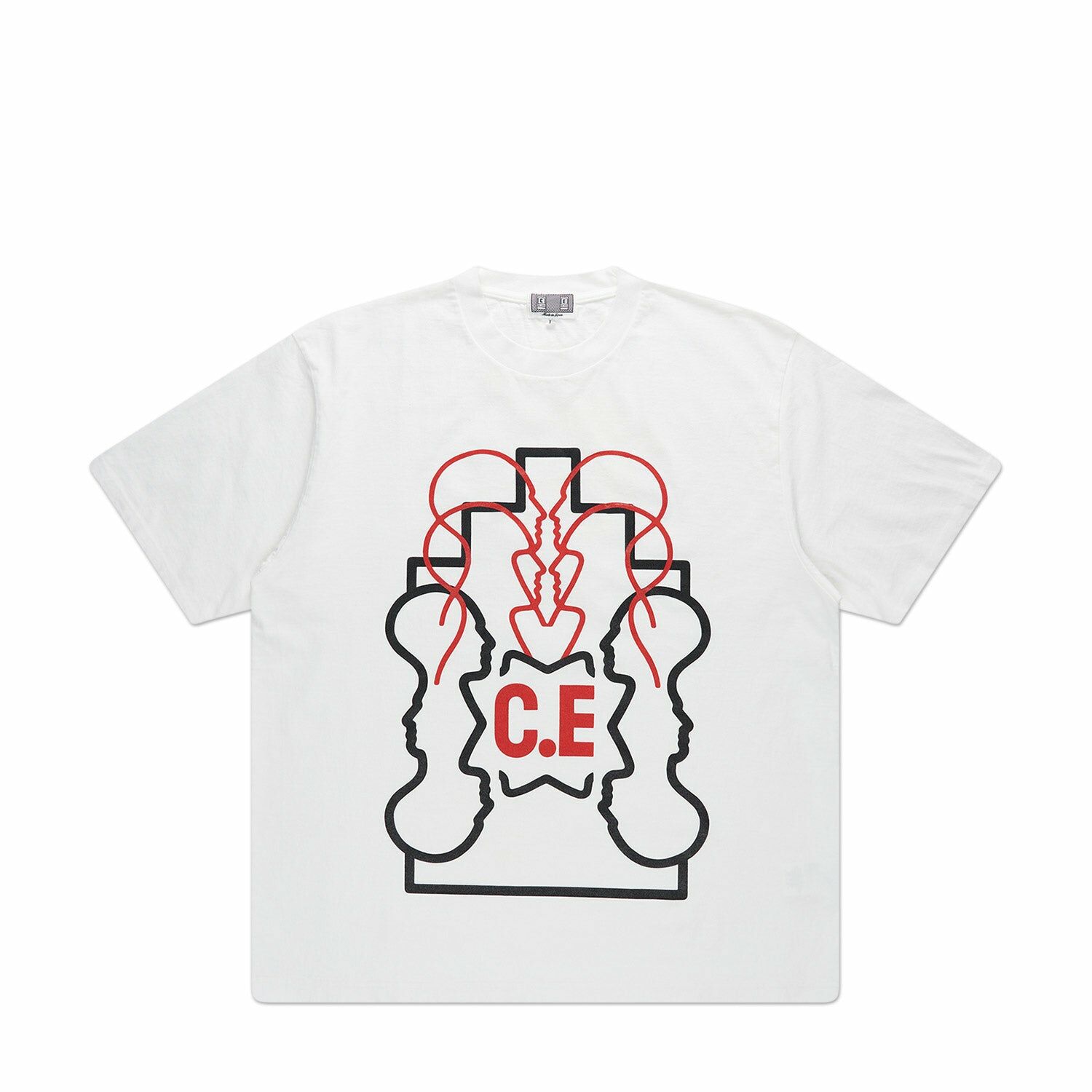 Cav Empt WB Ziggurat Heads II Star Tee