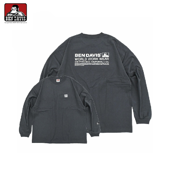 【 BEN DAVIS | BD LOGO寬鬆長TEE - 5色 】