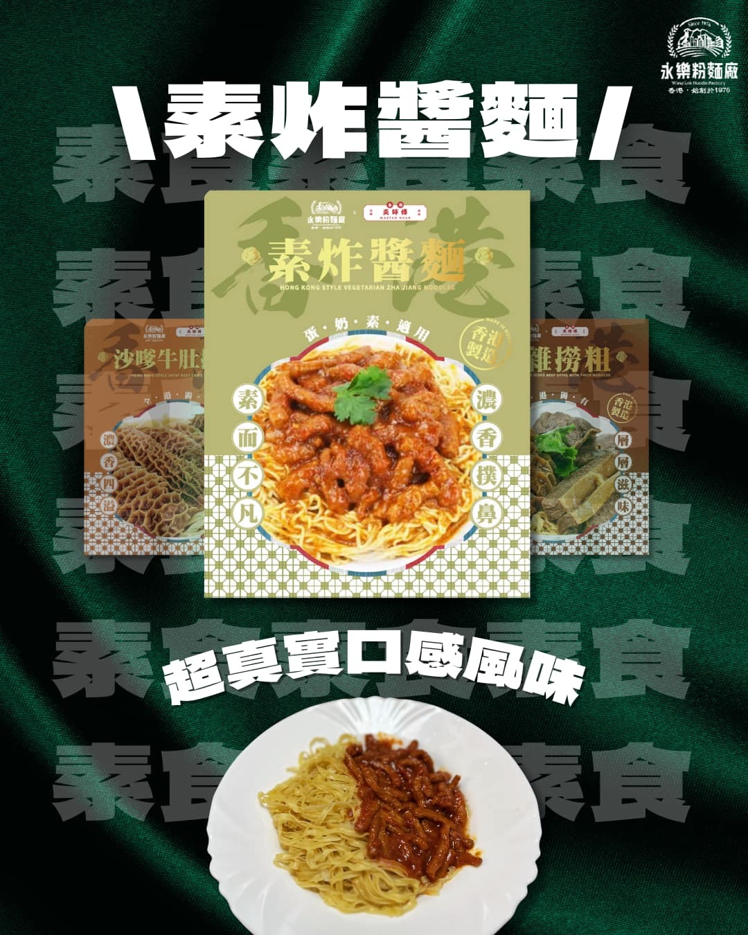 永樂粉麵廠｜素炸醬麵｜一人前盒仔麵