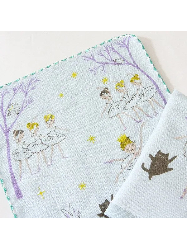 日本 Shinzi Katoh 加藤真治【芭蕾可愛小方巾 (SKTC213)】