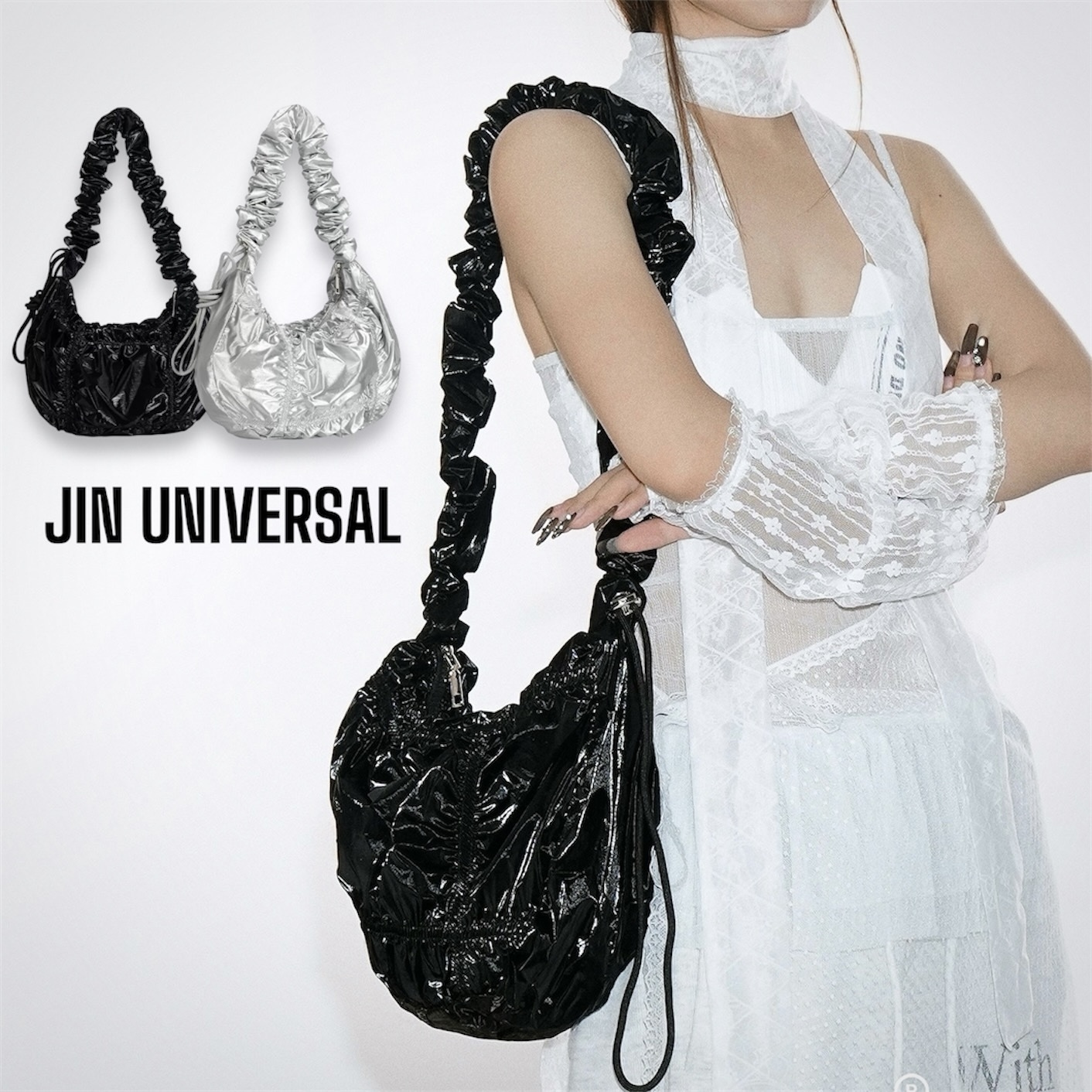 JIN UNIVERSAL雲朵漆皮包包