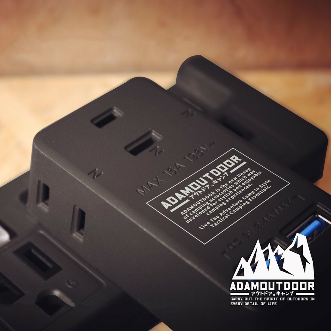 【ADAM】3座擴充USB壁插 ADPW-CE232UWC