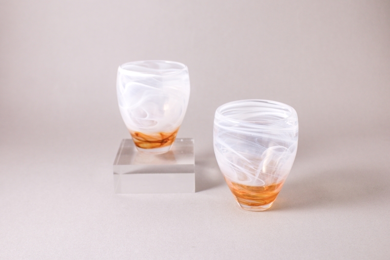 紅琉璃-台灣在地工藝琉璃杯