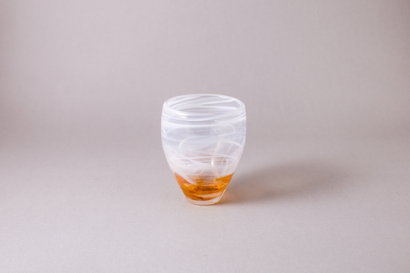 紅琉璃-台灣在地工藝琉璃杯