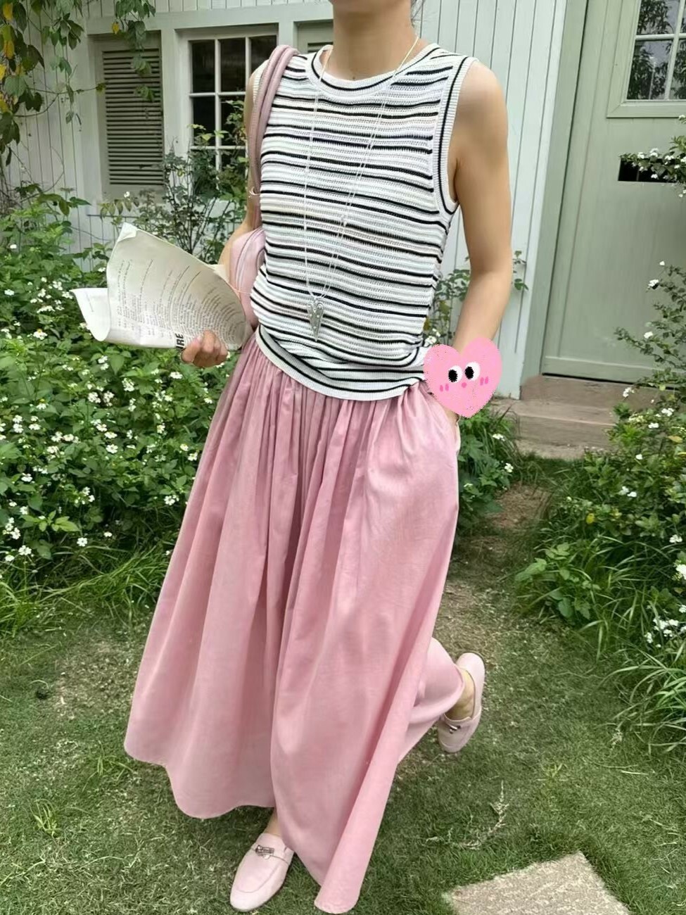 長裙丨復古棉麻大圓裙