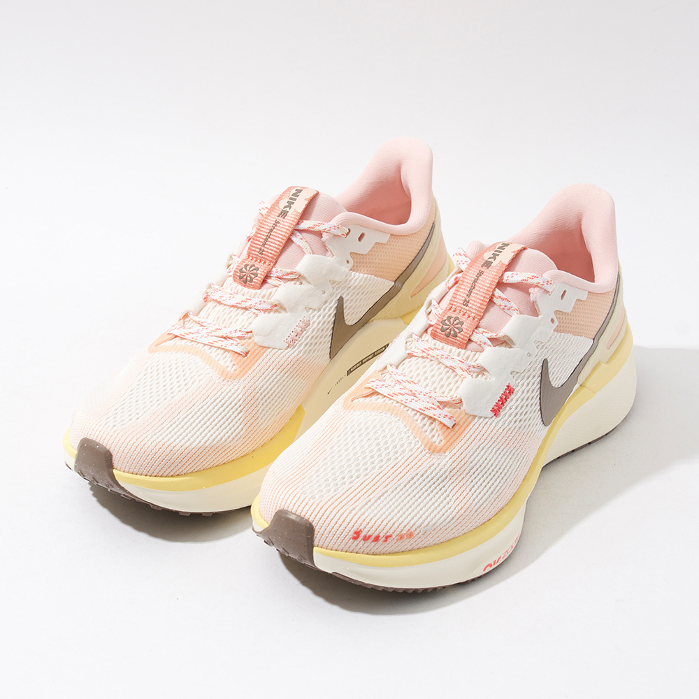 Nike Air Zoom Structure 25 女 米黃棕 緩震 網布 透氣 氣墊 慢跑鞋 HV5987-121