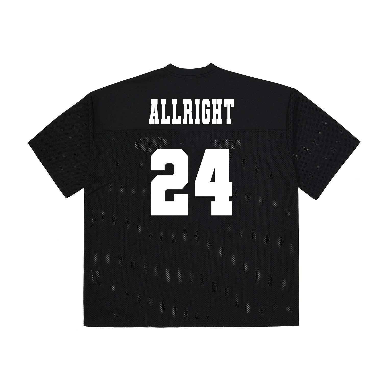 FREEDOM ALLRIGHT COLLABO Mesh Rugby Jersey - BLACK