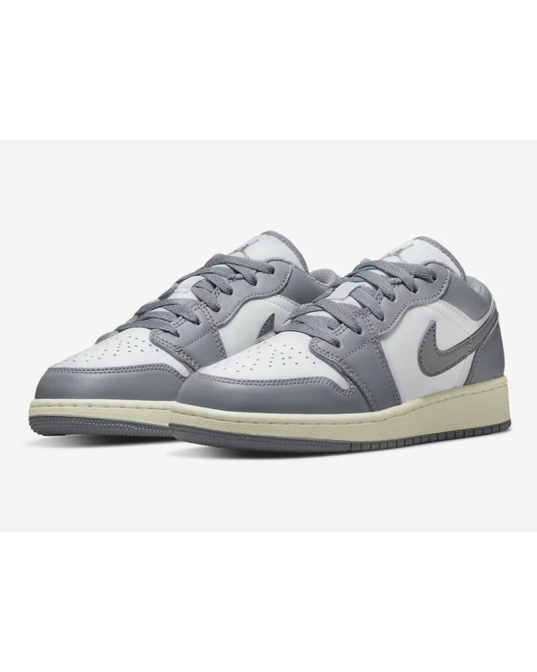 Air Jordan 1 低筒鞋 白 灰 奶油底 女款 553560-053