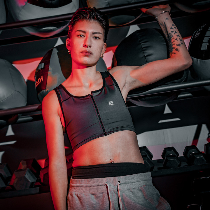 PLUS - Zipper Short Binder【T027】