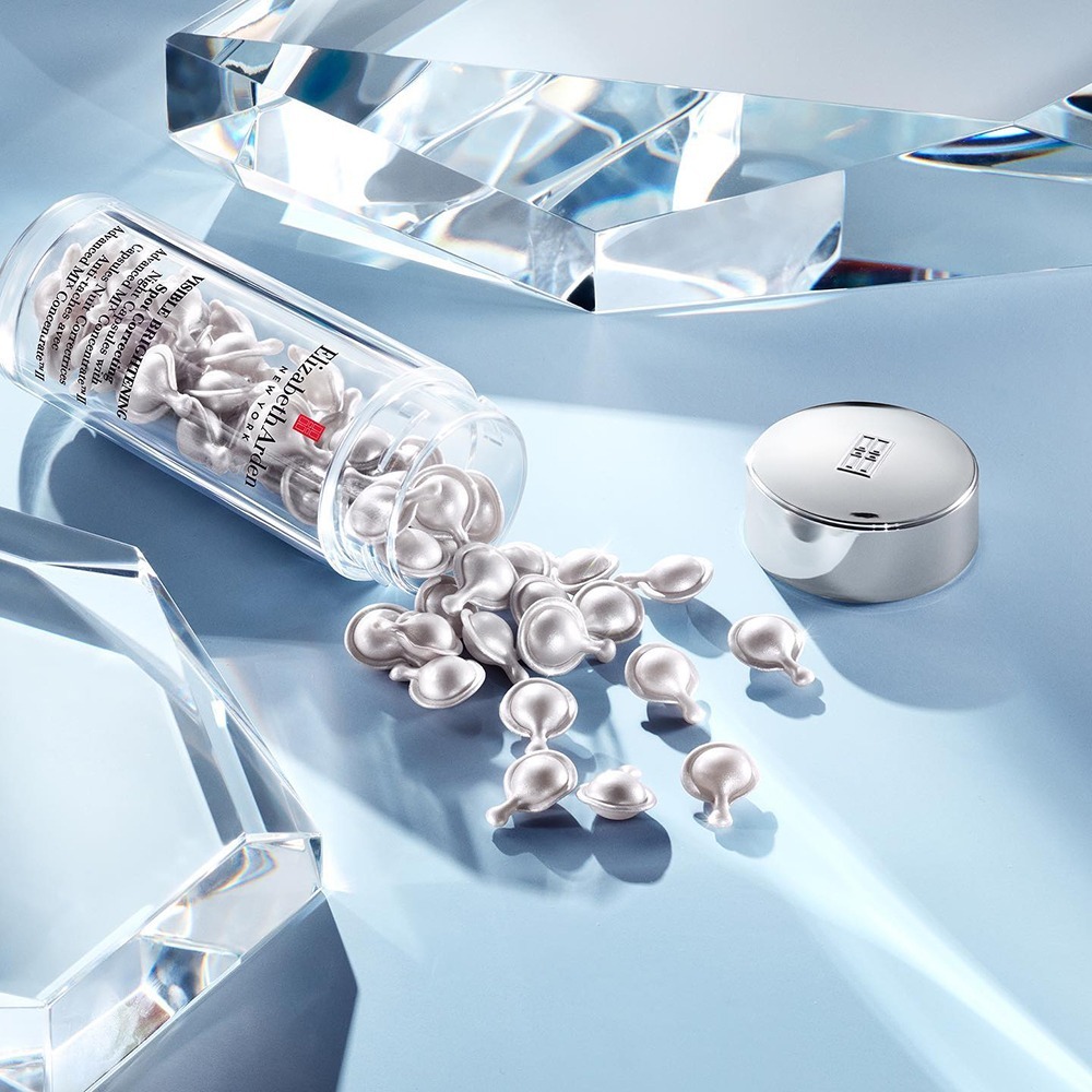 【預訂】AA2299 ELIZABETH ARDEN 晶璨皙顏多效夜間精華膠囊 (銀色-60粒)