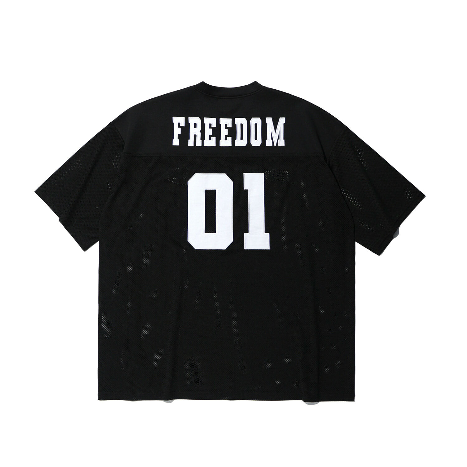 FREEDOM Mesh Rugby Jersey - BLACK