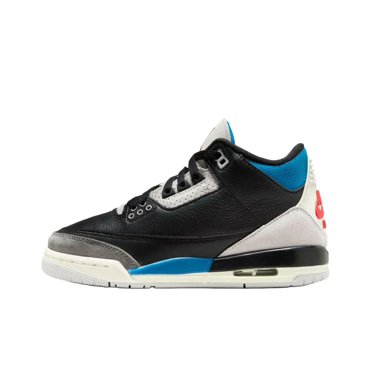Air Jordan 3 Retro OG Rare Air 黑藍 GS IB8968-004