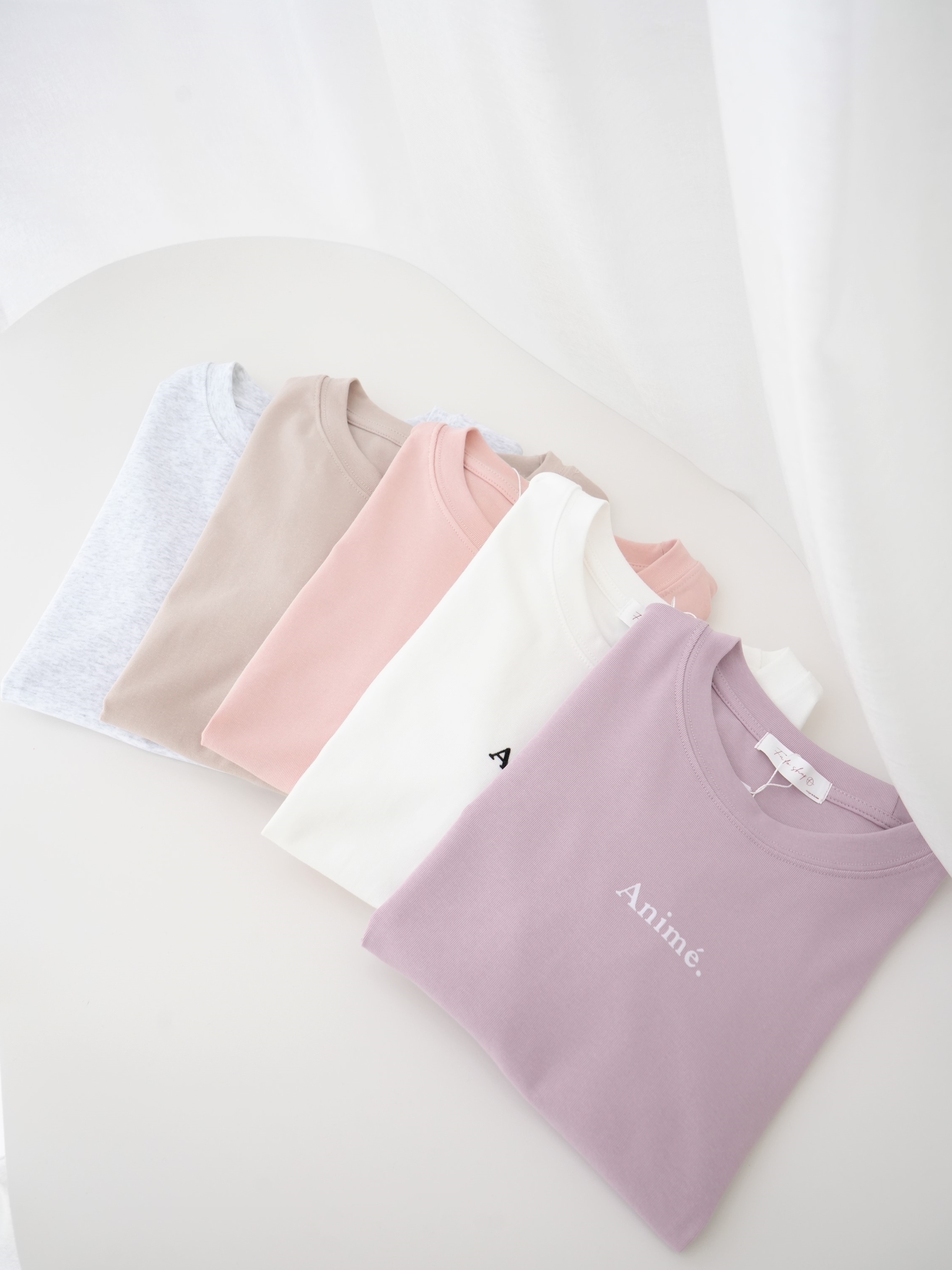 法朵Fado shop｜ 簡約字母印刷棉T 0213112