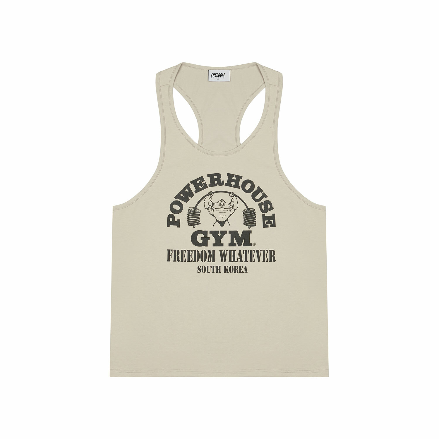 FREEDOM POWERHOUSE COLLABO T-Back Sleeveless - CREAM