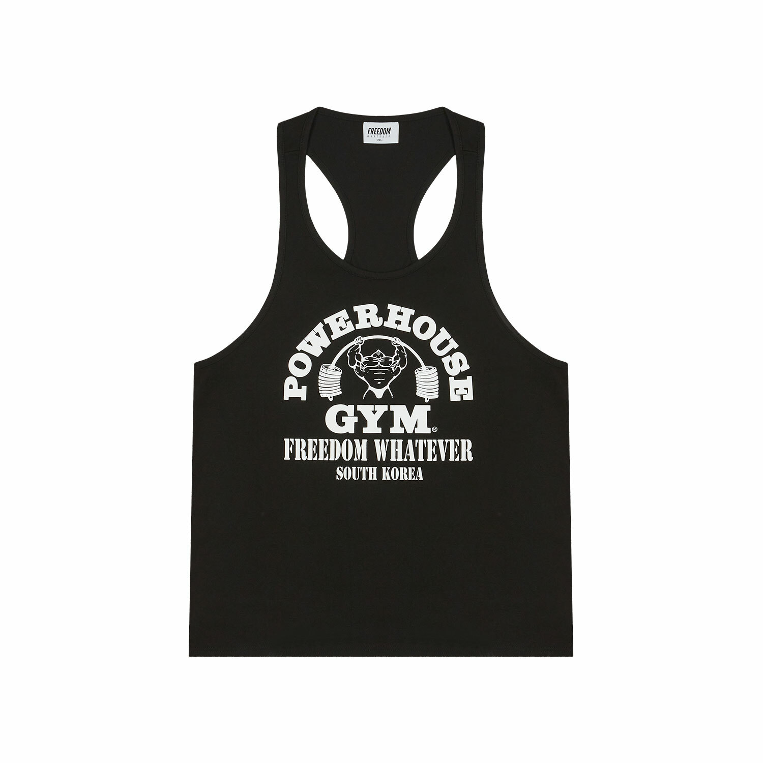 FREEDOM POWERHOUSE COLLABO T-Back Sleeveless - BLACK