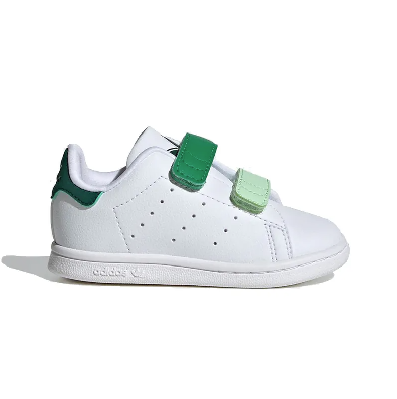 【 adidas STAN SMITH CF I 兒童運動鞋 - 漸層綠 】
