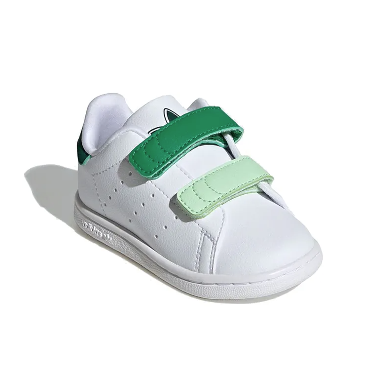 【 adidas STAN SMITH CF I 兒童運動鞋 - 漸層綠 】