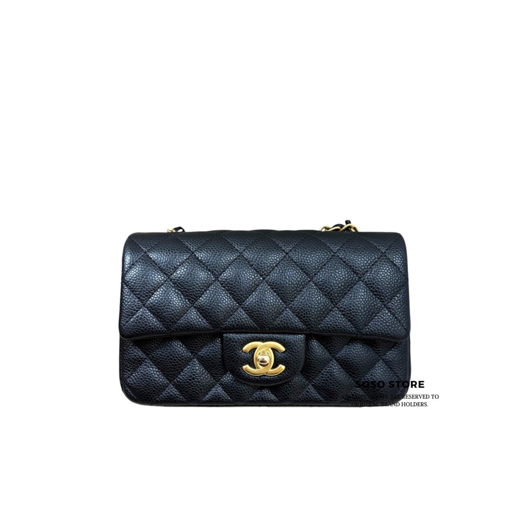 Chanel Mini Classic Flap - Black / Ghw