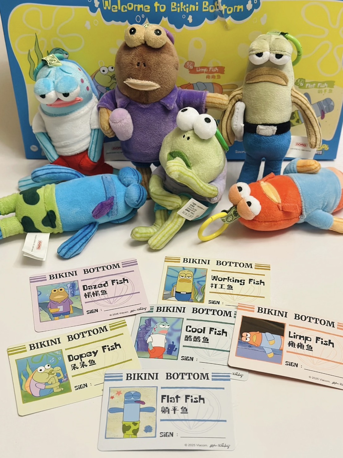 POPMART 泡泡瑪特 海綿寶寶 比奇堡的居民們系列盲盒