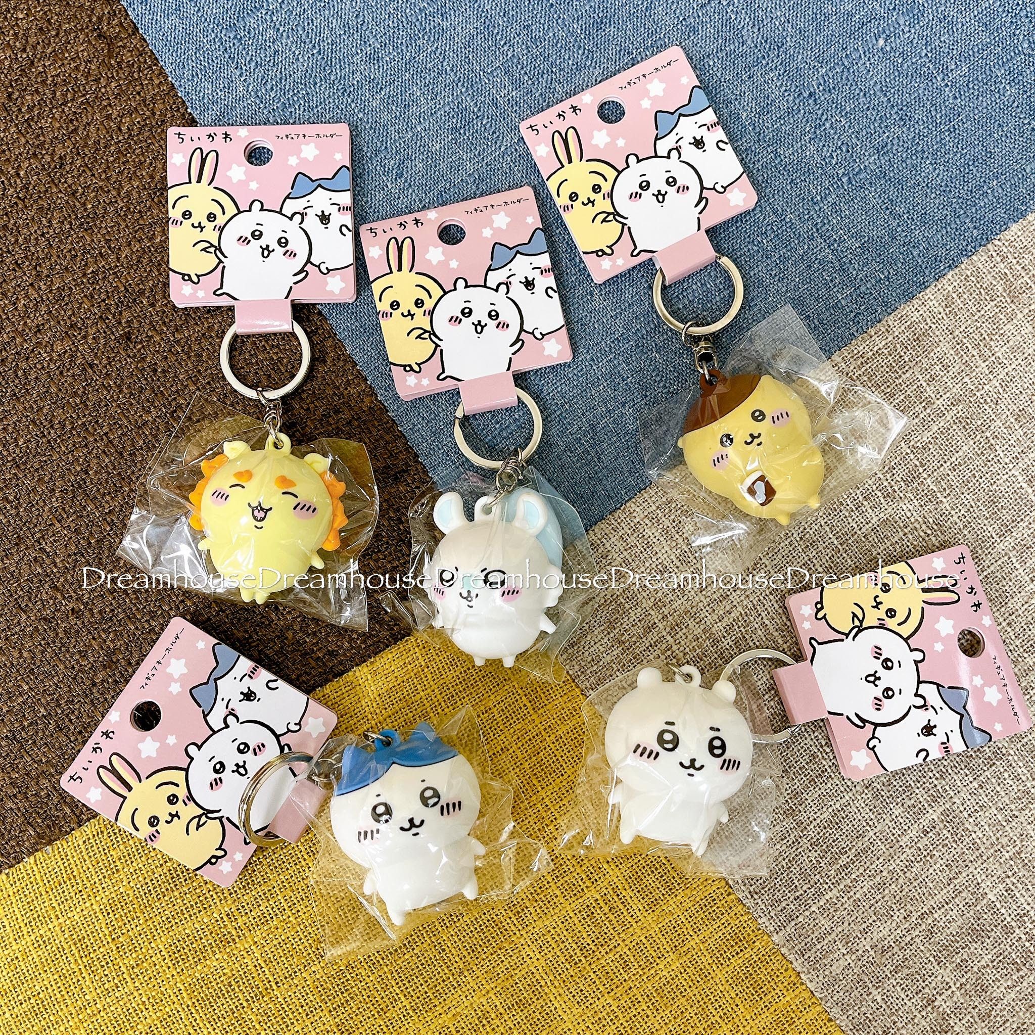 Chiikawa ちいかわ 吉伊卡哇 小可愛 小八貓 小桃 栗子饅頭 風獅爺 獅薩 立體公仔吊飾 鑰匙圈 吊飾 掛飾