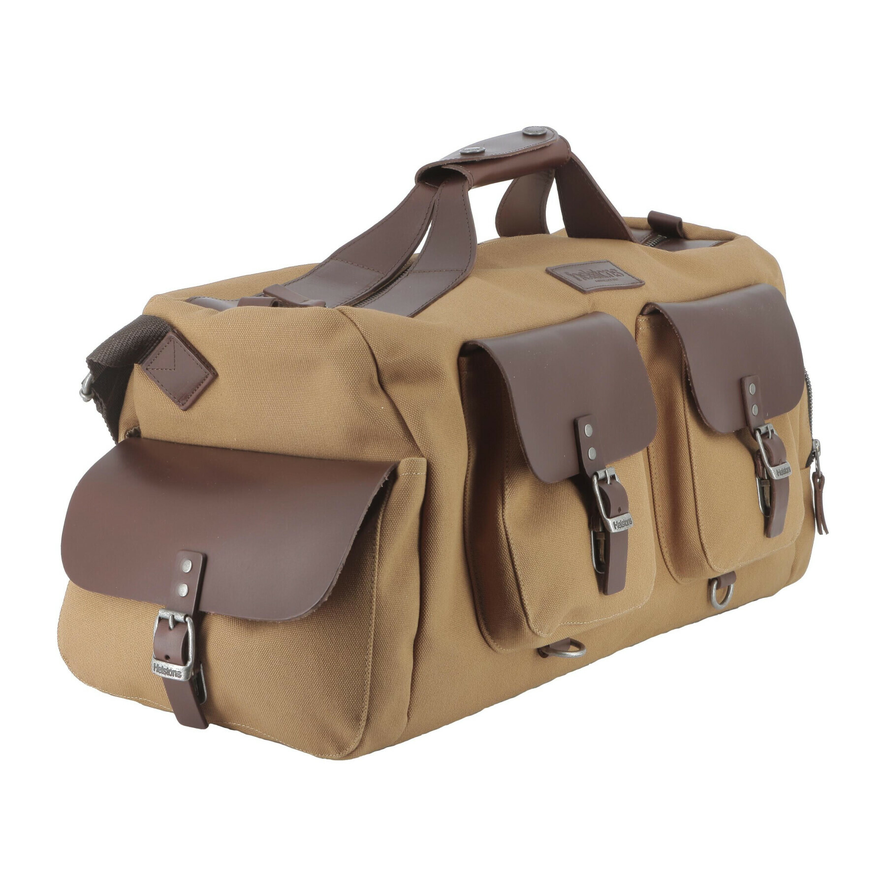 HELSTONS - Sac Weekend BEIGE MARRON