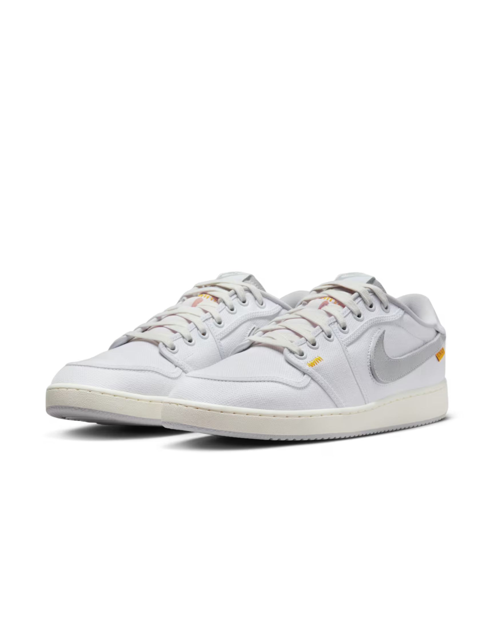 Union LA x Air Jordan 1 KO Low AJ1 白色換勾帆布滑板鞋 DO8912-101