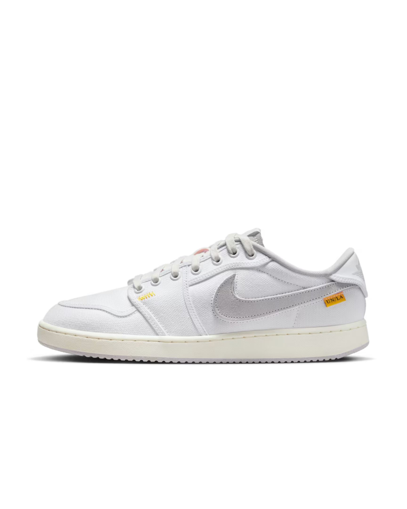 Union LA x Air Jordan 1 KO Low AJ1 白色換勾帆布滑板鞋 DO8912-101