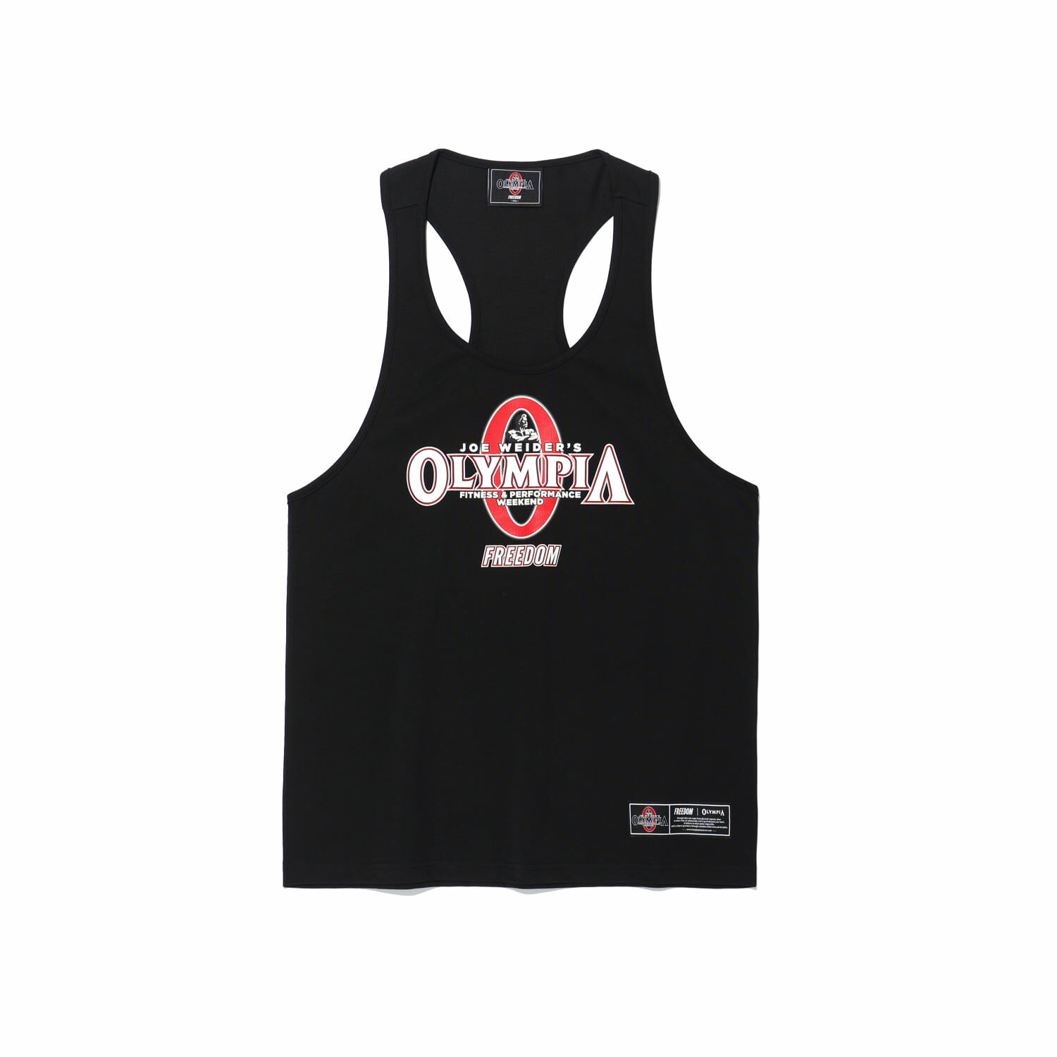 FREEDOM OLYMPIA COLLABO Big Logo T-Back Sleeveless - BLACK
