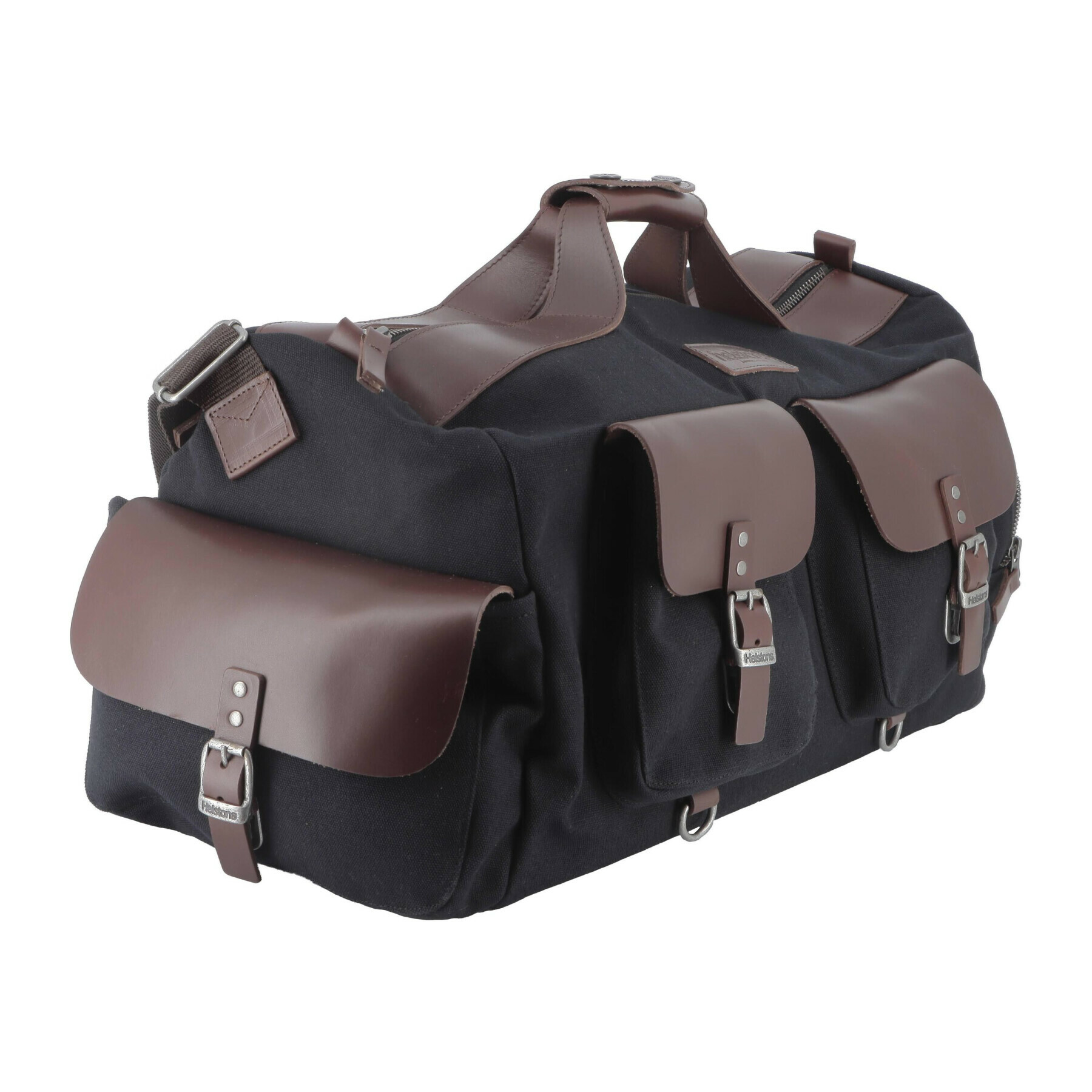 HELSTONS - Sac Weekend NOIR MARRON