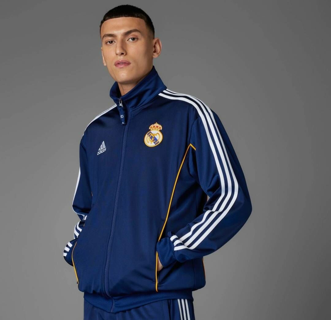 【代購】Adidas Real Madrid 99/00 Track Top Dark Blue 皇馬 復古外套