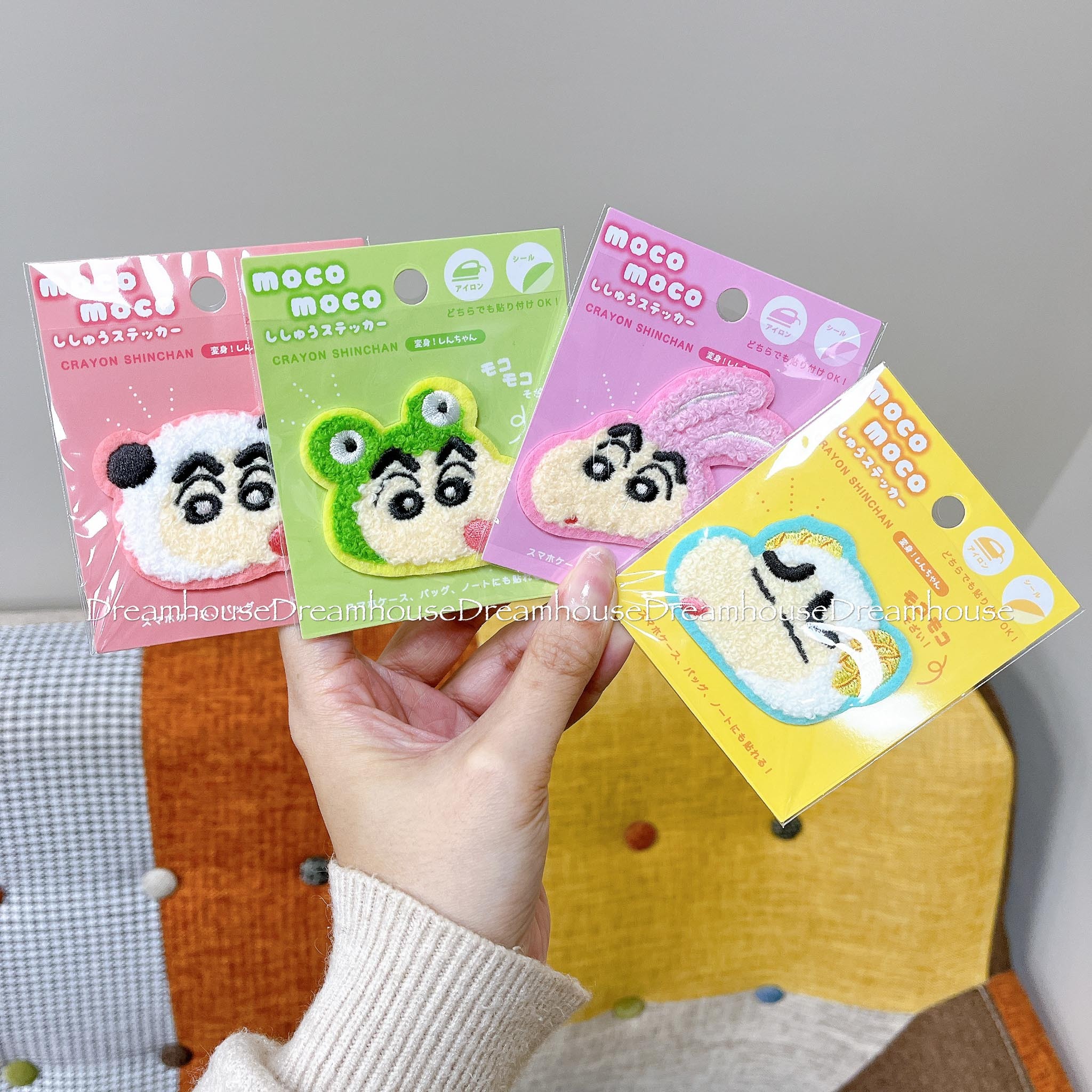 蠟筆小新 野原新之助 小新 造型刺繡布貼 燙布貼 刺繡貼布 補丁貼 電繡貼 貼紙