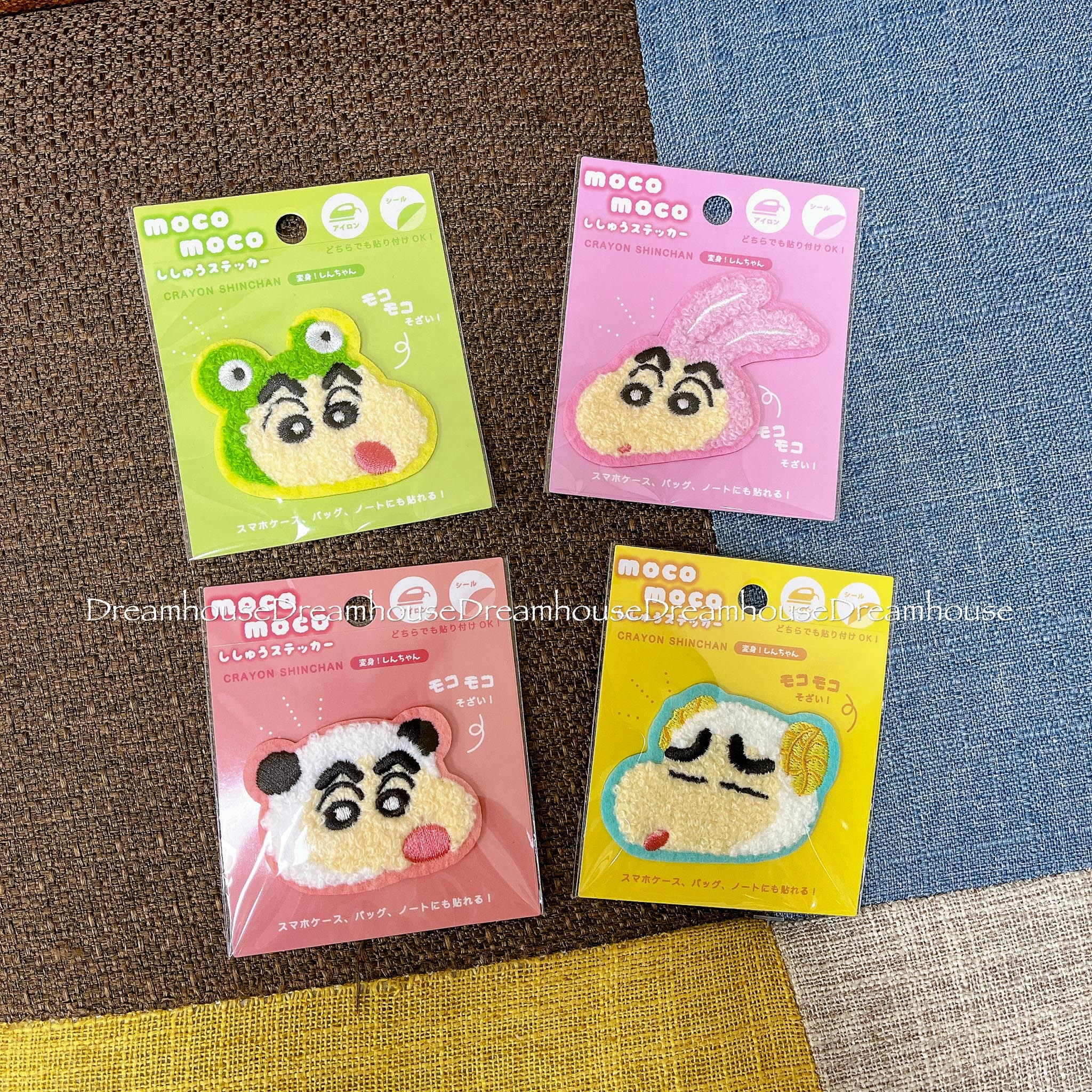 蠟筆小新 野原新之助 小新 造型刺繡布貼 燙布貼 刺繡貼布 補丁貼 電繡貼 貼紙