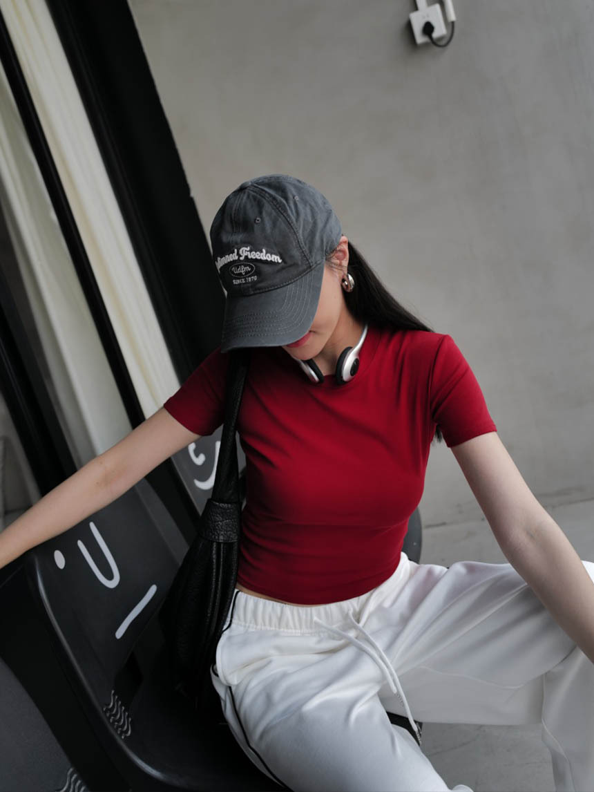 歐美短版圓領上衣*6色