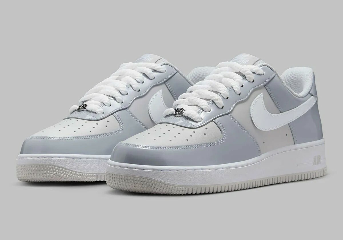 KTQ STORE ‧ Nike Air Force 1 Low "Grey White" 漆皮灰白  HV9405-001
