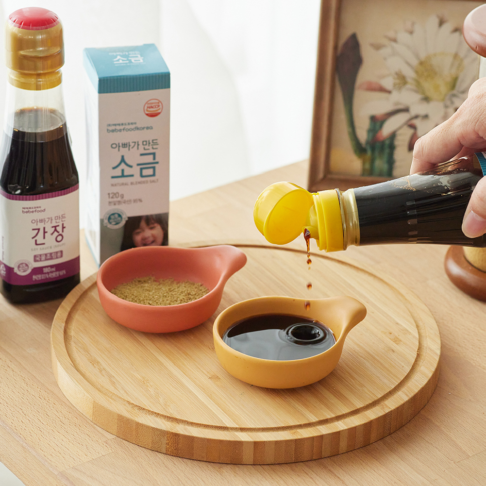 【親子會員日6/15-16】買1送3｜韓國寶寶福德｜寶寶醬油1瓶＋贈森林寶寶麵嚐鮮包 3 包(口味隨機)｜沾醬｜10M+（限購1組、登入會員使用）