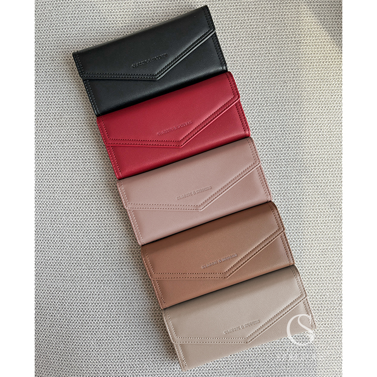 A158現貨「CHILL霧感信封皮長夾」