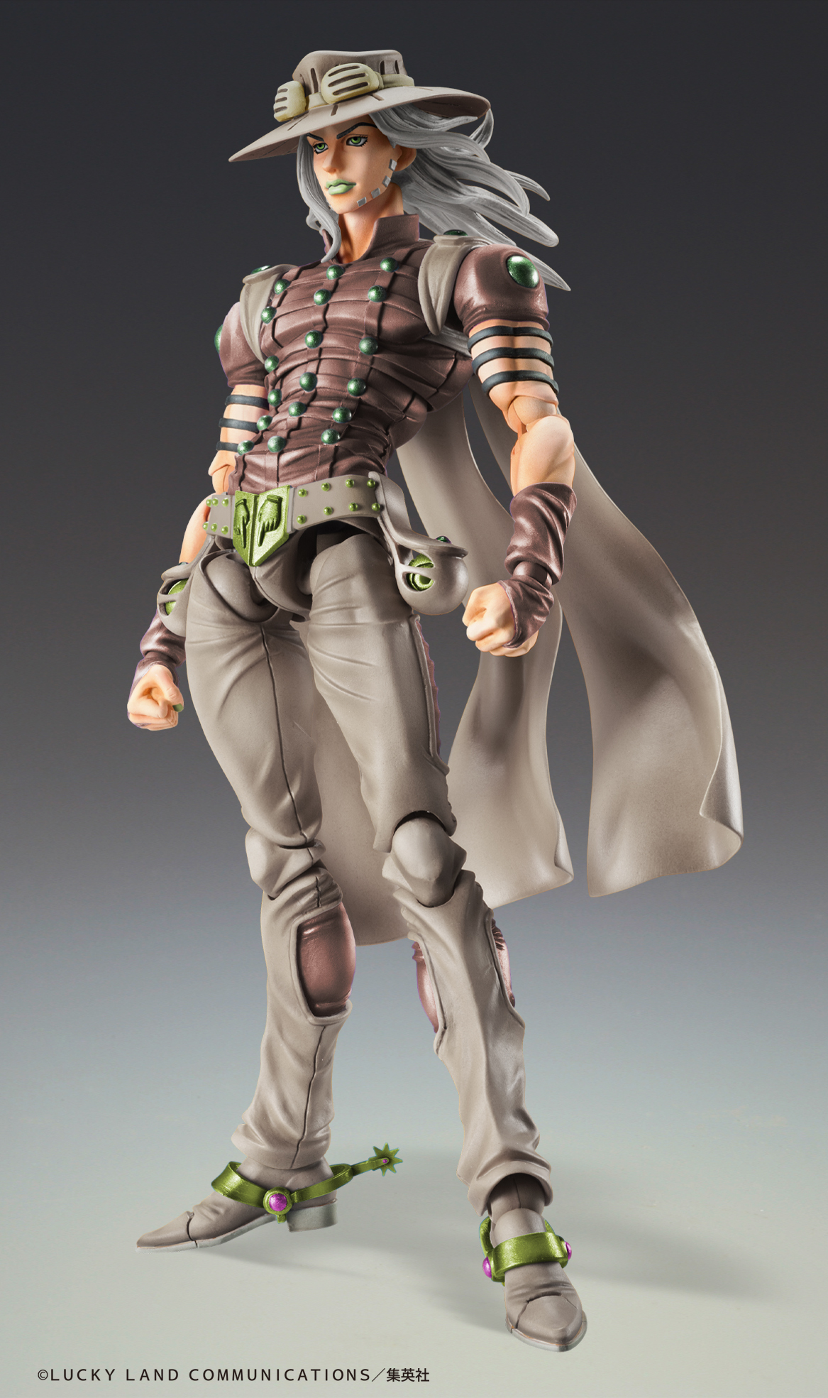 超像可動 傑洛·齊貝林 Third Super Action Statue "JoJo's Bizarre Adventure -Part VII- Steel Ball Run" Gyro Zeppeli Third