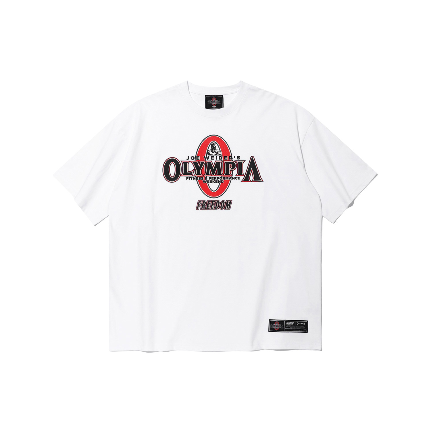 FREEDOM OLYMPIA COLLABO Big Logo T-Shirt - WHITE