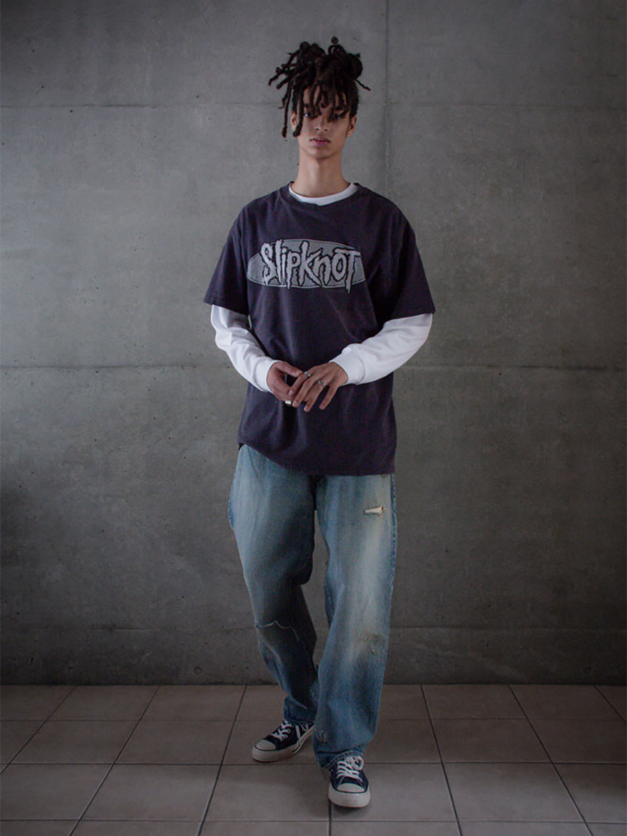 パンツ ANACHRONORM 80's WIDE 5P PANTS INDIGO 30 context by ANACHRONORM 80'S Wide Remaked 5P Pants Indig