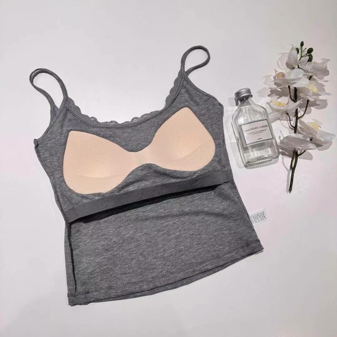 FL4259 蕾絲U領細帶背心BraTop