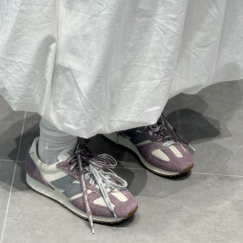 New Balance 471 奶油淺粉紫 奶油色 張員瑛同款 復古鞋 U471AL